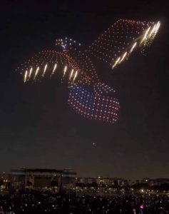 Drone Display Over Hudson to Illuminate Cancer Awareness Message