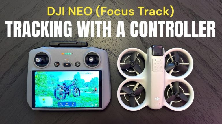 DJI Neo Drone – Tracking With A Controller Using “Focus Track”