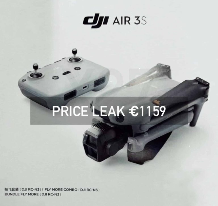 DJI Air 3S Leak Reveals Pricing for Fly More Combo