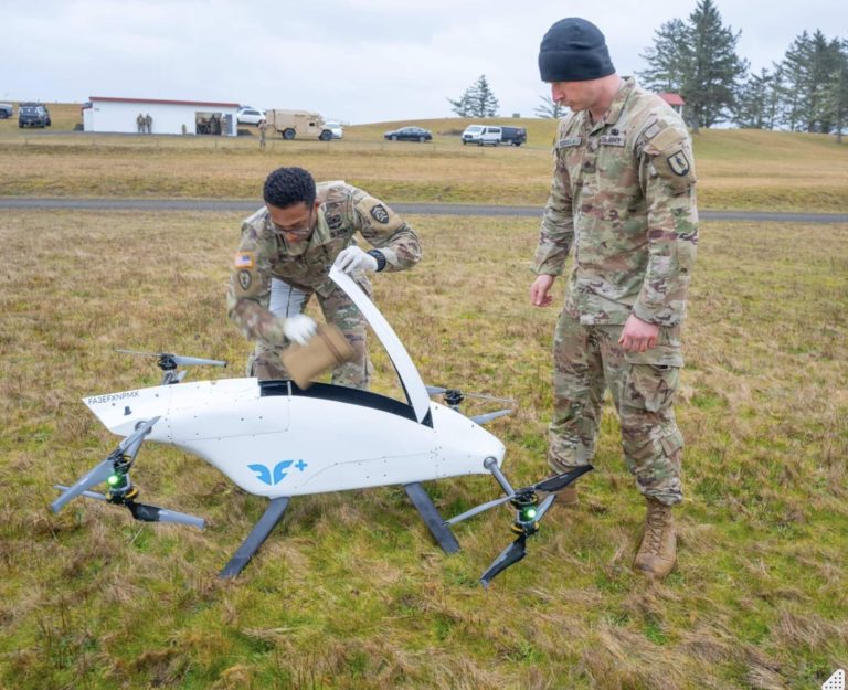 Oregon Guard Tests Medical Drone Delivery in Combat Training