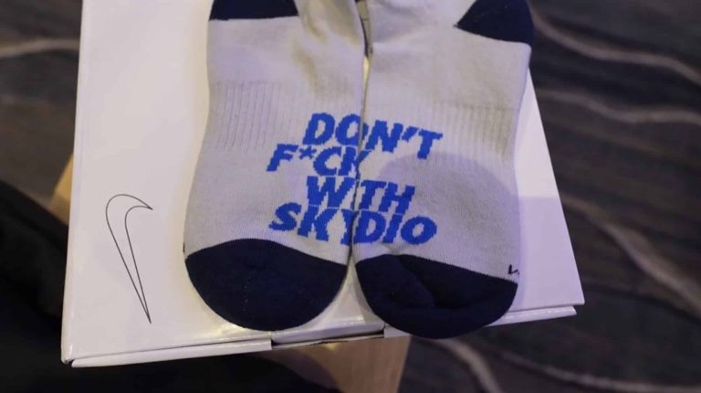 Skydio’s “Don’t F*ck with Skydio” Socks: A Defiant Message with a China Connection