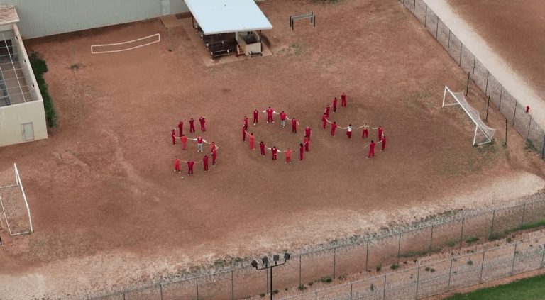 Drone Captures Heart-Wrenching SOS from Texas Detainees Facing Deportation
