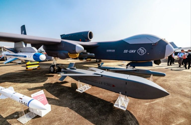 China’s Jiu Tian Drone Carrier Nears First Mission, Raising Stakes in Aerial Combat