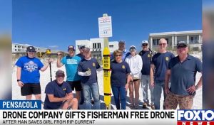 Fisherman’s Drone Heroics Earn Him Free Swellpro Fisherman FD2 After Saving Girl in Pensacola