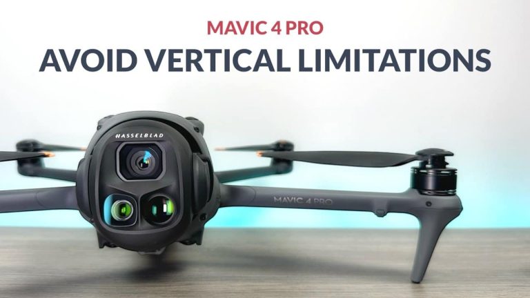 DJI Mavic 4 Pro: Gimbal Capabilities and Vertical Filming Workaround