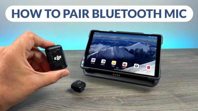 DJI RC Pro 2 – How To Pair DJI Mic 2 or Mic Mini (Bluetooth Audio)
