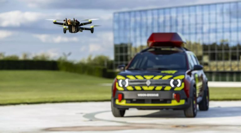 Renault’s Vision4Rescue Drone-Equipped EV Enhances Emergency Drone Operations